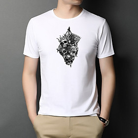 Áo Thun Nam Cực Hot - Chất Cotton - Dáng Body Thời Trang Hàn Quốc Giá Rẻ Cực Đẹp Kiểu Dáng Năng Động Cá Tính Siêu Hot Phù Hợp Đi Làm, Đi Chơi Art-074 ... Xương Quỷ