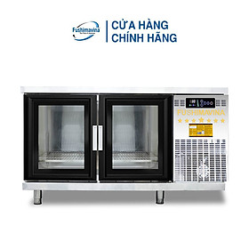 [CỬA HÀNG CHÍNH HÃNG] Tủ Bàn Lạnh Cánh Kính 1,2m Quạt Gió