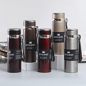 Mua Bình nước giữ nhiệt inox 316 cao cấp - Henrysa (Màu ngẫu nhiên)