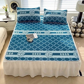 Mua Bộ 3 Món Chiếu Và Vỏ Gối Điều Hòa Cao Su Non CoCo Màu CoBan là Bí Quyết Giữa Lòng Mát Trong Ngày Hè