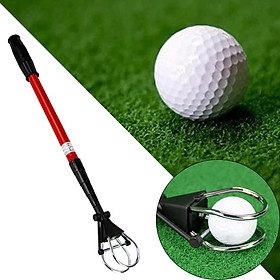 Golf Ball Retriever Extendable,Aluminum Golf Ball Retriever for Water Putter, Golf Ball Pick Up Retriever Grabber, Golf Gift for Men, Golf Accessories