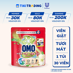 Túi Viên Giặt Tiện Lợi OMO 3 Trong 1 30 Viên