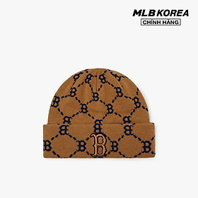 MLB - Nón len thêu logo Dia Monogram Beanie 3ABNMM126