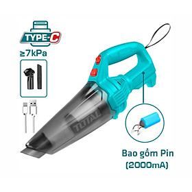 MÁY HÚT BỤI 0.5L DÙNG PIN 11.1V TOTAL TVLI2026 - HÀNG CHÍNH HÃNG