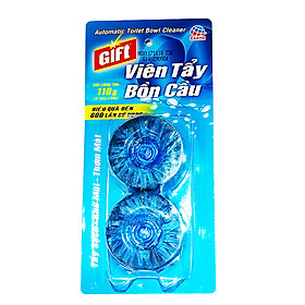 Vỉ 2 viên Tẩy Bồn Cầu GIFT (2 x 55g/vỉ)