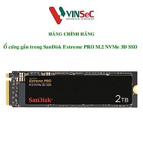 Mua SanDisk Extreme PRO M.2 NVMe 3D SSD  SSDXPM2 2TB - Hàng Chính Hãng