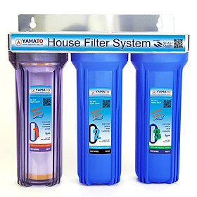 Bộ lọc nước thô đầu nguồn 3 cấp lọc 10inch Yamato YMTH10-3TX