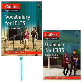 Combo Collins Grammar For IELTS (Kèm CD) và Collins English For Exams - Vocabulary For IELTS