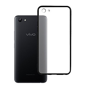 Ốp lưng Vivo Y81 - Bề mặt nhám chống vân tay, lưng cứng, viền TPU dẻo - 02078 - Hàng Chính Hãng