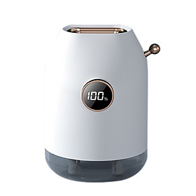 Dual Spray Nozzle Aroma Diffuser Humidifier 3 Levels Adjustable Mist Modes with B-attery Cell Volume Display 500ML Big