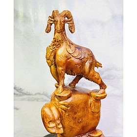 Mua Tượng Dê Chiêu Tài lộc gỗ Hương ( TH03)- Siêu VIP - Đẳng Cấp Giàu Sang Quý Tộc - Nội Thất An Thắng - Gỗ Hương Rất Quí Được Chọn Rất Kỹ   Hàng Đục Thủ Công Tỷ Mỉ Rất Tinh Xảo - Mang Tài Lộc Phú Quý Cho Gia Chủ -0911750868