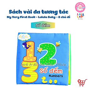 Sách Vải Đa Tương Tác Kích Thích Thị Giác Cho Bé Sơ Sinh My Very First Book - Lalala Baby (Nhiều chủ đề)