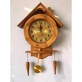 Mua Đồng hồ gỗ Cẩm Lai  hình ngôi nhà