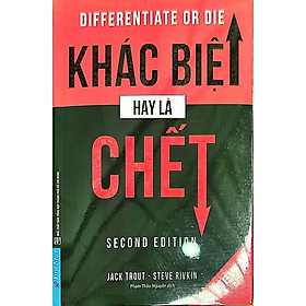 Sách - Khác biệt hay là chết