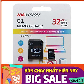 Mua Thẻ nhớ 32GB Hikvision HS-TF-C1 - Sản phẩm chính hãng HIKVISION. Bảo hành 24 tháng