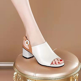 [CAO CẤP] Giày sandal cao gót 9 phân quai len dây hậu S155 hàng Quảng Châu chuẩn đẹp