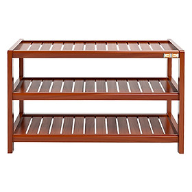 Kệ Dép 3 Tầng Gỗ Cao Su IBIE IB373 (73 x 30 x 50 cm) - Cánh Gián