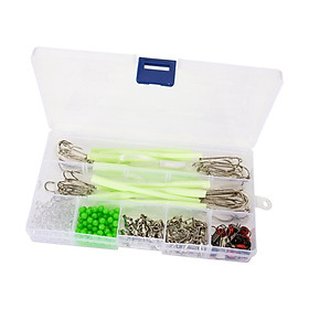 289x Fishing  Box Hooks with Box Tool for Boat Fishing Saltwater