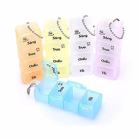 Mua Combo 5 hộp đựng thuốc 4 ngăn tiện dụng