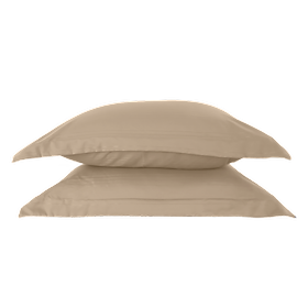 Mua 1 cặp vỏ gối  áo gối nằm cotton microfiber NIN House 50x70cm có viền bèo màu golden C190705