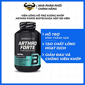 Viên Uống Hỗ Trợ Xương Khớp ARTHRO FORTE BiotechUSA Hộp 120 Viên