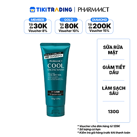 Sữa rửa mặt bạc hà mát lạnh PHARMAACT (130g/tuýp)
