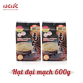 Combo 2 bịch Hạt đại mạch Hakubaku gạo Mochimugi Nhật Bản chính hãng - gói