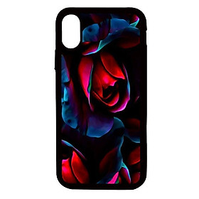 Ốp lưng cho điện thoại Iphone X Bông hồng - Hàng chính hãng