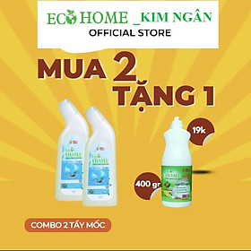 ƯU ĐÃI SỐC - COM BO MUA 2 CHAI TẨY TRẮNG MỐC TẶNG CHAI NƯỚC RỬA CHÉN 400ML