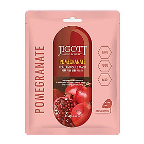 Hình ảnh MẶT NẠ THẠCH LỰU-JIGOTT POMEGRANATE REAL AMPOULE MASK 27ml