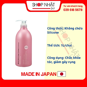 Dầu Gội Salon Link Extra Phục Hồi Tóc Nhật Bản 1000ml (Màu Hồng Nhạt) - Dành Cho Tóc Thường