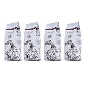 Combo 4 Hộp Cà Phê Pha Phin Robusta Truyền Thống
