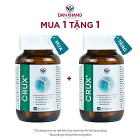 Viên Uống Giảm Đau Khớp, Chống Thoái Hóa Khớp, Tăng Cường Vận Động CRUX (Hộp 20 Viên)