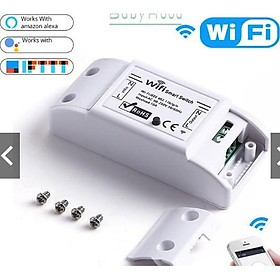 Công Tắc Thông Minh Wifi - Wifi Smart Switch, Làm việc với Ewelink, Điểu Khiển Thiết Bị Từ Xa Bằng Điện Thoại