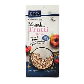 Ngũ cốc giòn Muesli mix Berry  hữu cơ Sottolestelle 350g