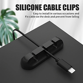 Mua Dụng cụ cố định dây sạc  dây điện bằng silicon dùng keo dán 2 mặt 3M - Hàng chính hãng  giao màu ngẫu nhiên