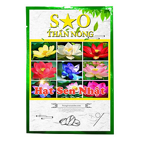 Hạt giống Sen Nhật mini - 5 hạt, nhiều màu - Hạt giống hoa Sao Thần Nông