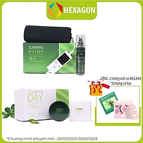 Combo  Cải thiện tình trạng Mỡ - Săn Da - Trị Rạn Slimming Body 2 + Slimming Day Collagen ( Phiên bản cải tiến)