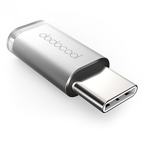 Đầu Chuyển Đổi USB-C Sang Micro USB Dodocool Mạ Crôm