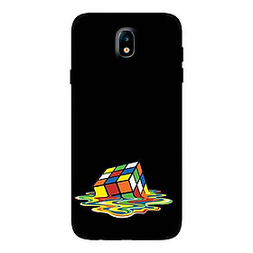 Ốp Lưng in cho Samsung J7 Pro Mẫu Rubik Màu Nước - Hàng Chính Hãng