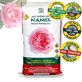 Mua Đất chuyên trồng hoa Namix bao 20dm3 (20L) - loại cao cấp