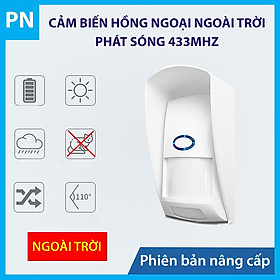 Mua Cảm Biến Báo Động Hồng Ngoại Kép Ngoài Trời Chống Vật Nuôi phát sóng 433Mhz