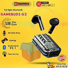 Mua Tai Nghe Gaming Bluetooth True Wireless Remax GameBuds G2 Không Độ Trễ Khi Chơi Game - Hàng Chính Hãng Remax