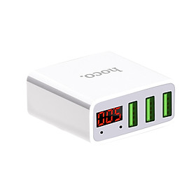 Mua Củ Sạc Hoco C15 3 Cổng - Tặng Cáp Sạc Cho Chân Micro- Hàng Chính Hãng