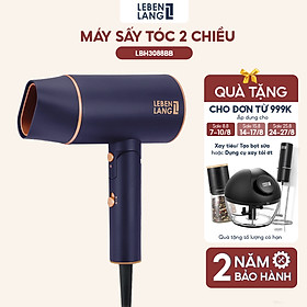 Máy sấy tóc LEBENLANG 2 chiều nóng lạnh, gấp gọn tiện lợi, chống xơ rối tóc bằng công nghệ ion, 2100W