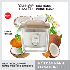 Nến ly vuông Elevation Yakee Candle size S - Shore Breeze
