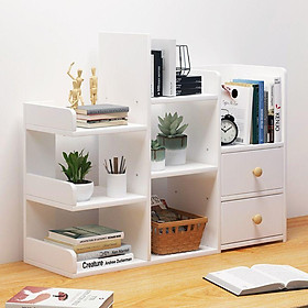 Mua KỆ SÁCH MẪU 04 ĐỂ BÀN CÓ NGĂN KÉO TIỆN DỤNG