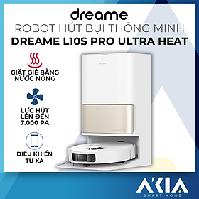 Mua Robot hút bụi lau nhà thông minh Dreame L10s Pro Ultra Heat - Lực hút 7000Pa  Giặt giẻ bằng nước nóng  Điều khiển từ xa - Bản quốc tế  Hàng chính hãng - BH 24 tháng