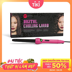 Máy Uốn Kỹ Thuật Số PYT Digital Curling Wand 25/18mm - Màu Hồng