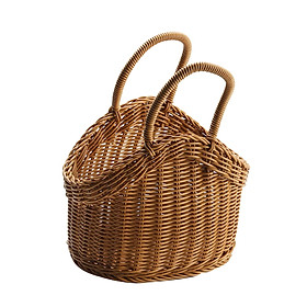 Kitchen Storage Basket with Handles Container Large